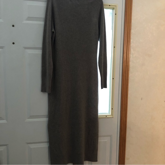 $465 Naadam cashmere blend ribbed sweater dress size xl - Picture 9 of 9